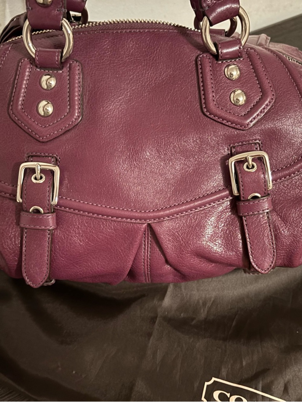 Coach Madison Brynne leather satchel - Picture 4 of 8